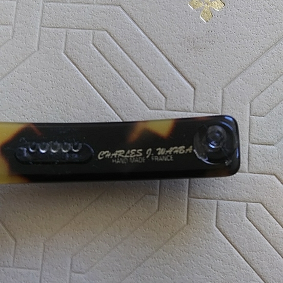 French tortoise handmade  boho barrette made in France - Picture 2 of 3